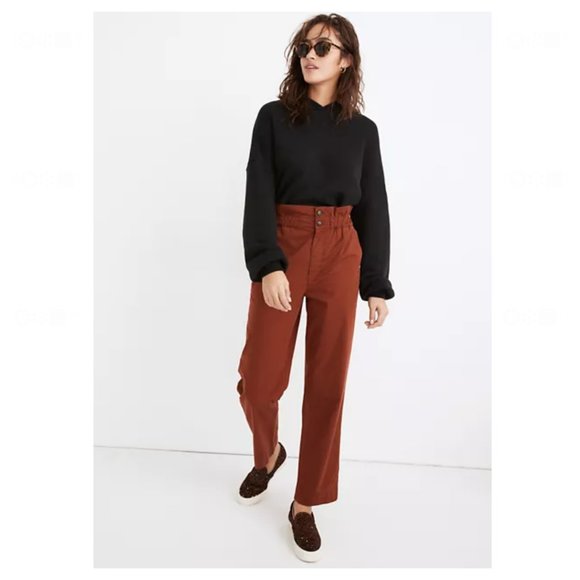 Madewell Pants - Madewell Paperbag Tapered Pants